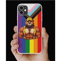 Phone Cover - Pride Flag - Leather 82