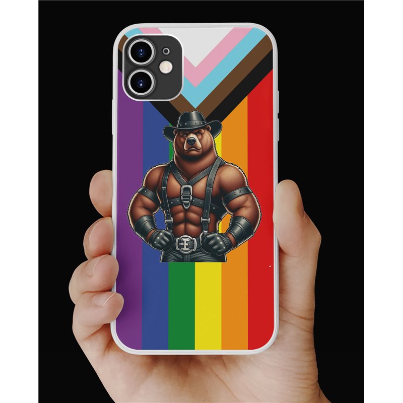 Phone Cover - Pride Flag - Leather 83