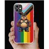 Phone Cover - Pride Flag - Leather 84