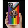 Phone Cover - Pride Flag - Leather 85