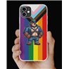 Phone Cover - Pride Flag - Leather 86