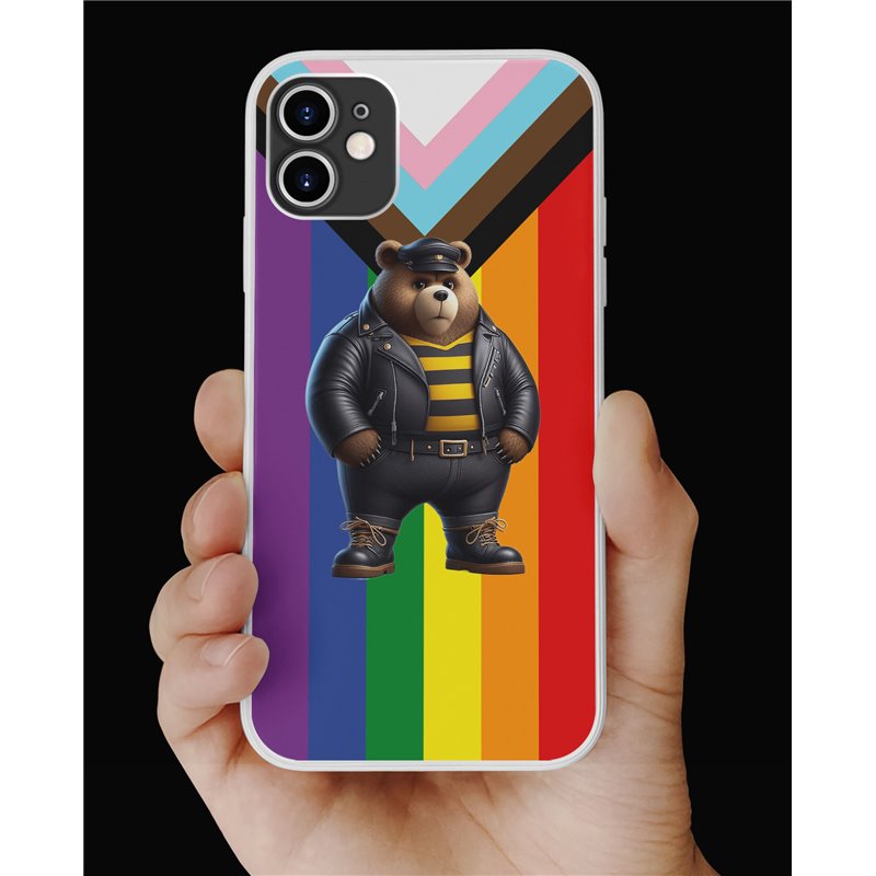 Phone Cover - Pride Flag - Leather 89