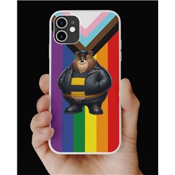 Phone Cover - Pride Flag - Leather 90