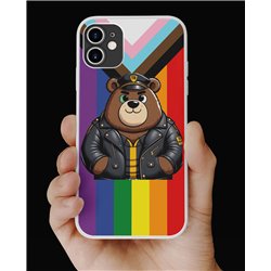 Phone Cover - Pride Flag - Leather 91