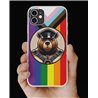 Phone Cover - Pride Flag - Leather 93