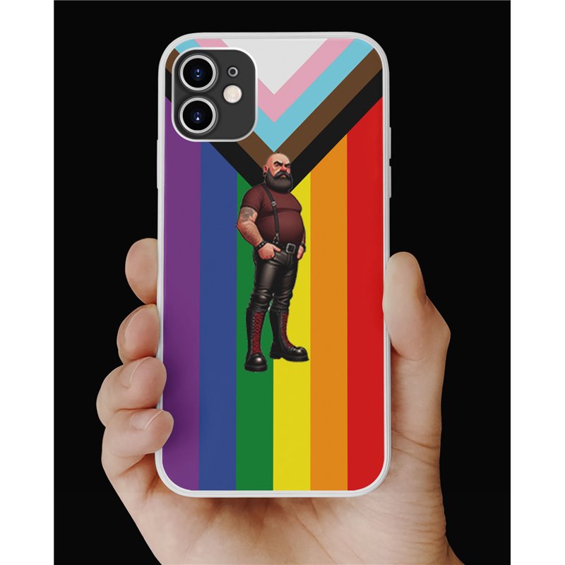 Phone Cover - Pride Flag - Leather Guy - 33 Phone Cover - Pride Flag - Leather Guy - 33