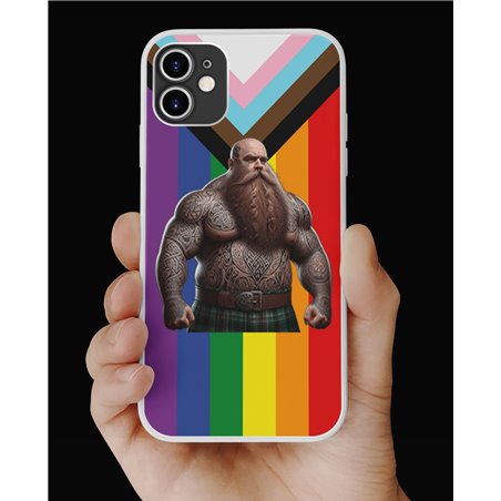 Phone Cover - Pride Flag - Tattoo Guy - 11
