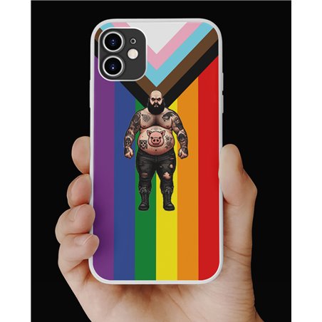 Phone Cover - Pride Flag - Tattoo Guy - 17