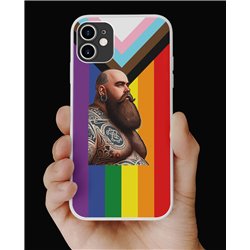 Phone Cover - Pride Flag - Tattoo Guy - 21