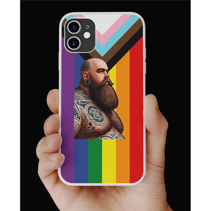 Phone Cover - Pride Flag - Tattoo Guy - 21 Phone Cover - Pride Flag - Tattoo Guy - 21