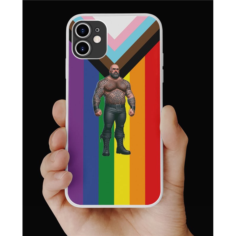Phone Cover - Pride Flag - Tattoo Guy - 3