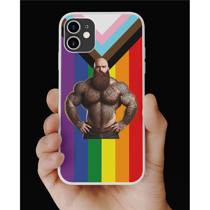 Phone Cover - Pride Flag - Tattoo Guy - 49