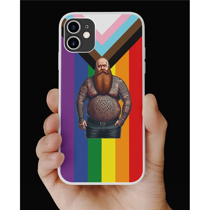Phone Cover - Pride Flag - Tattoo Guy - 6