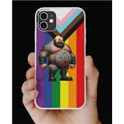 Phone Cover - Pride Flag - Tattoo Guy - 7