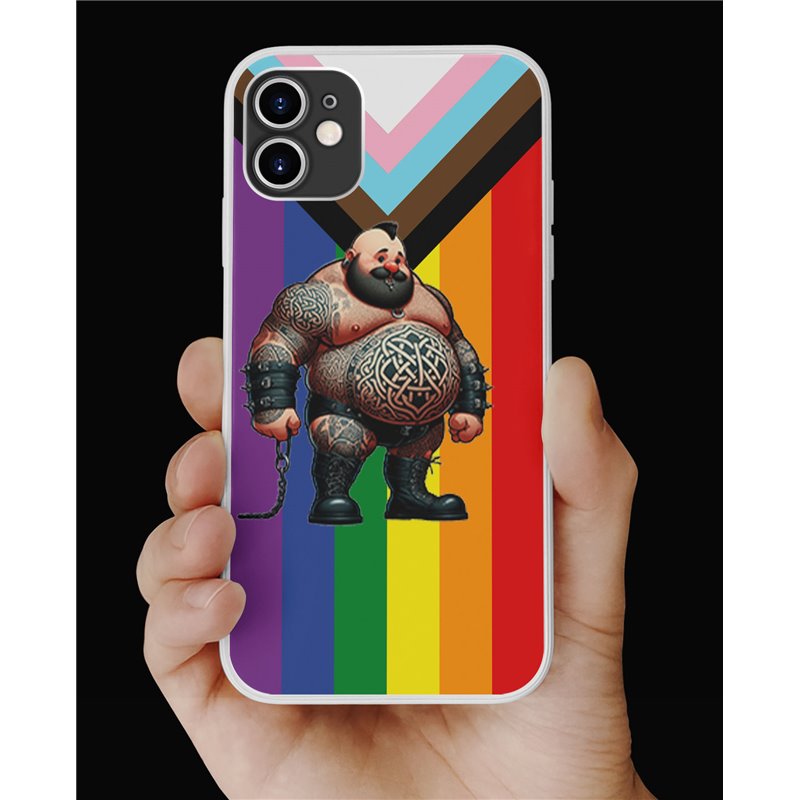 Phone Cover - Pride Flag - Tattoo Guy - 7