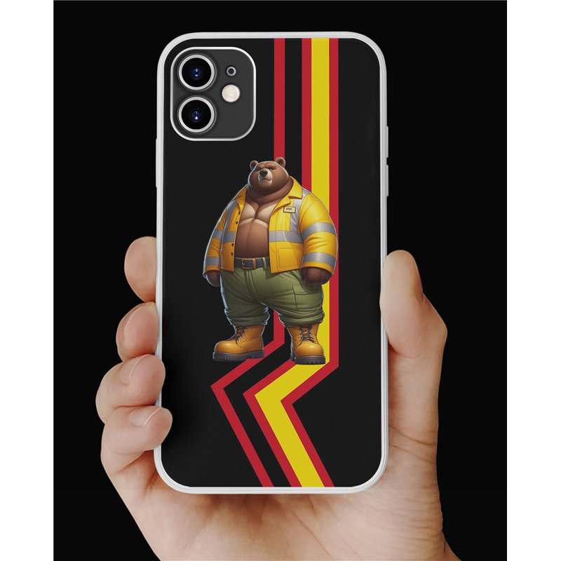 Phone Cover - Rubber Flag - Construction 11