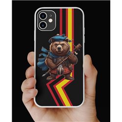 Phone Cover - Rubber Flag - Kilted Bear - 11