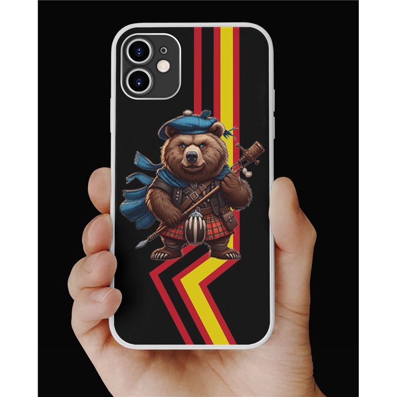 Phone Cover - Rubber Flag - Kilted Bear - 11 Phone Cover - Rubber Flag - Kilted Bear - 11