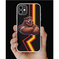 Phone Cover - Rubber Flag - Kilted Bear - 12