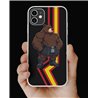 Phone Cover - Rubber Flag - Kilted Bear - 15