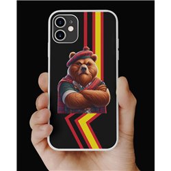 Phone Cover - Rubber Flag - Kilted Bear - 20