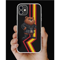 Phone Cover - Rubber Flag - Kilted Bear - 26