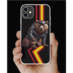 Phone Cover - Rubber Flag - Kilted Bear - 27