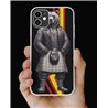Phone Cover - Rubber Flag - Kilted Bear - 3