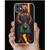 Phone Cover - Rubber Flag - Kilted Bear - 4