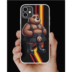 Phone Cover - Rubber Flag - Kilted Bear - 7