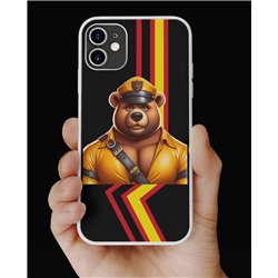 Phone Cover - Rubber Flag - Leather 16