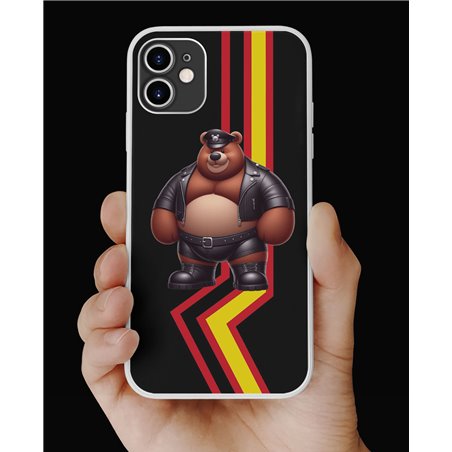 Phone Cover - Rubber Flag - Leather 22