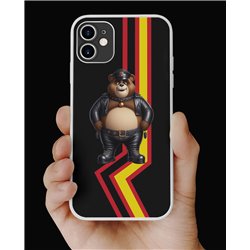 Phone Cover - Rubber Flag - Leather 28