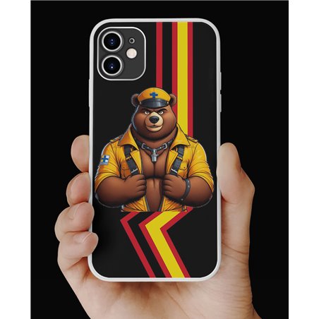 Phone Cover - Rubber Flag - Leather 3