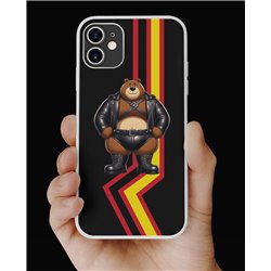 Phone Cover - Rubber Flag - Leather 32