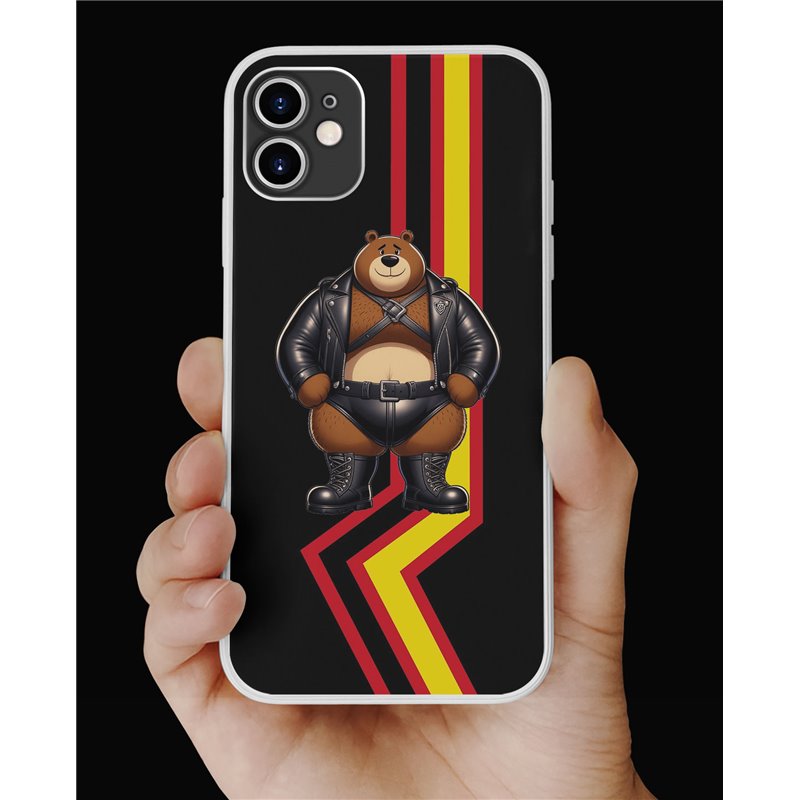 Phone Cover - Rubber Flag - Leather 32 Phone Cover - Rubber Flag - Leather 32