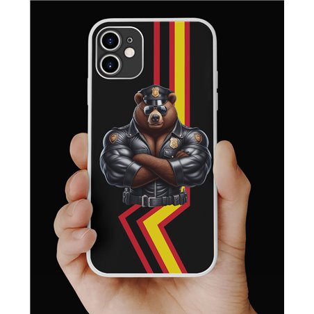 Phone Cover - Rubber Flag - Leather 33