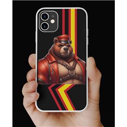 Phone Cover - Rubber Flag - Leather 38