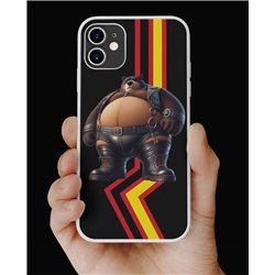 Phone Cover - Rubber Flag - Leather 39