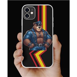 Phone Cover - Rubber Flag - Leather 43