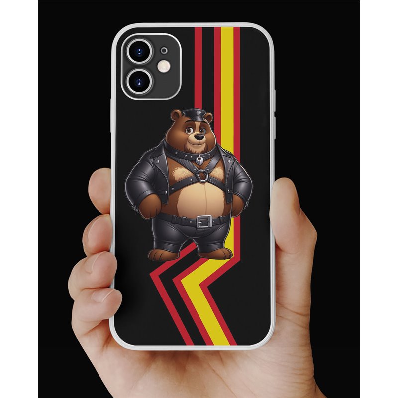 Phone Cover - Rubber Flag - Leather 47