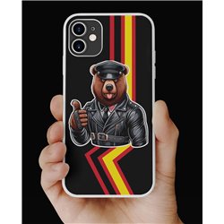 Phone Cover - Rubber Flag - Leather 48