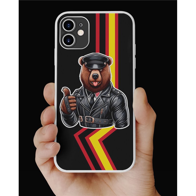 Phone Cover - Rubber Flag - Leather 48