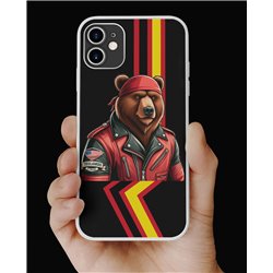 Phone Cover - Rubber Flag - Leather 52