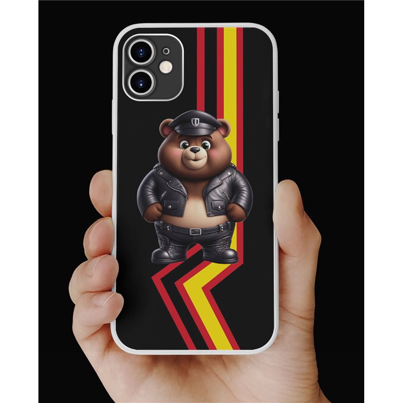 Phone Cover - Rubber Flag - Leather 56