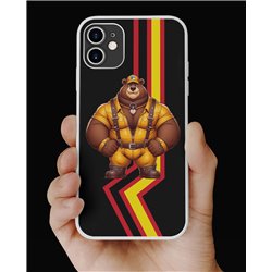 Phone Cover - Rubber Flag - Leather 58