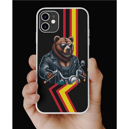 Phone Cover - Rubber Flag - Leather 62