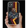 Phone Cover - Rubber Flag - Leather 62