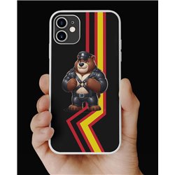 Phone Cover - Rubber Flag - Leather 63