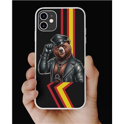 Phone Cover - Rubber Flag - Leather 65